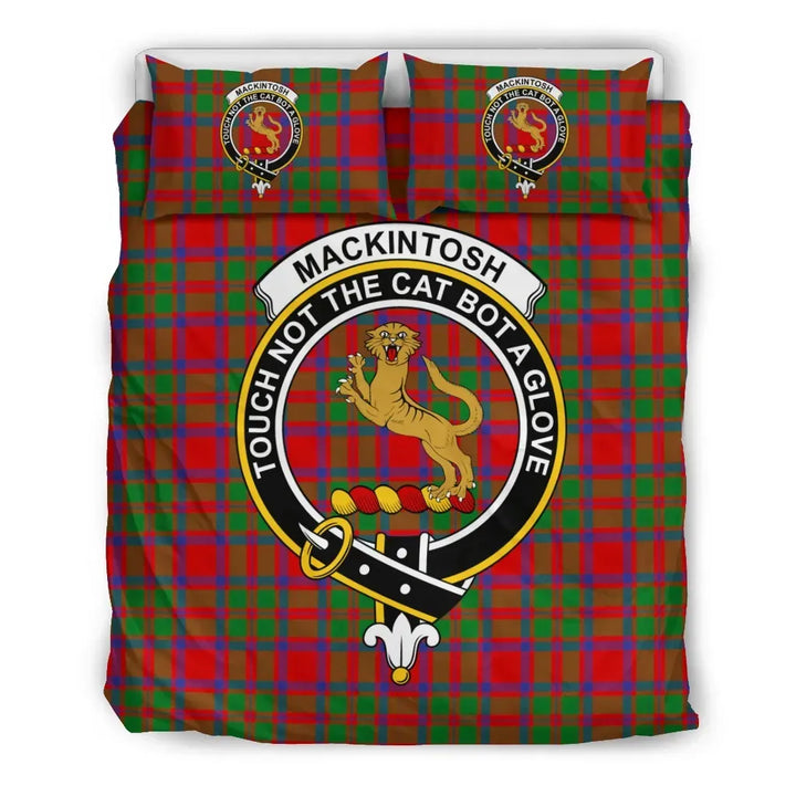 Scottish MacKintosh Clan Crest Tartan Bedding Set Tartan Plaid 2