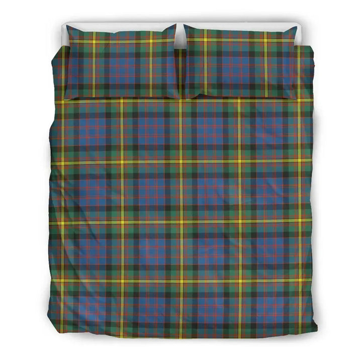 Scottish MacSporran Ancient Clan Tartan Bedding Set Tartan Plaid 2