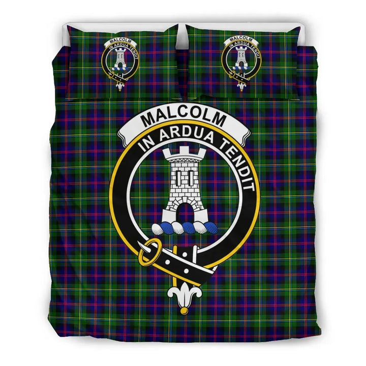 Scottish Malcolm (or MacCallum) Clan Crest Tartan Bedding Set Tartan Plaid 2