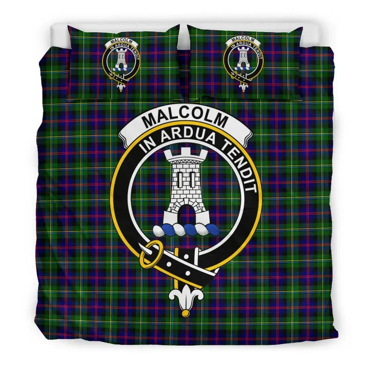 Scottish Malcolm (or MacCallum) Clan Crest Tartan Bedding Set Tartan Plaid 3