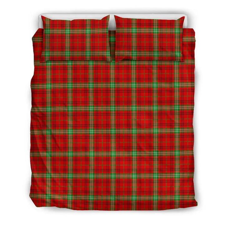 Scottish Morrison Red Modern Clan Tartan Bedding Set Tartan Plaid 2