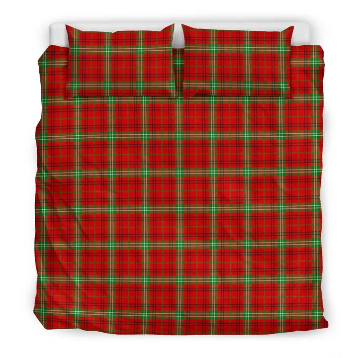 Scottish Morrison Red Modern Clan Tartan Bedding Set Tartan Plaid 3