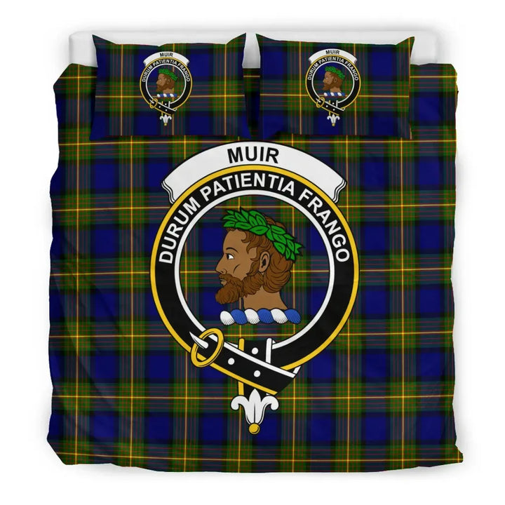 Scottish Muir Clan Crest Tartan Bedding Set Tartan Plaid 3