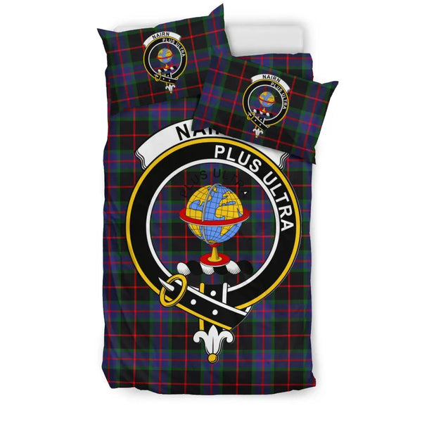 Scottish Nairn Clan Crest Tartan Bedding Set Tartan Plaid 1