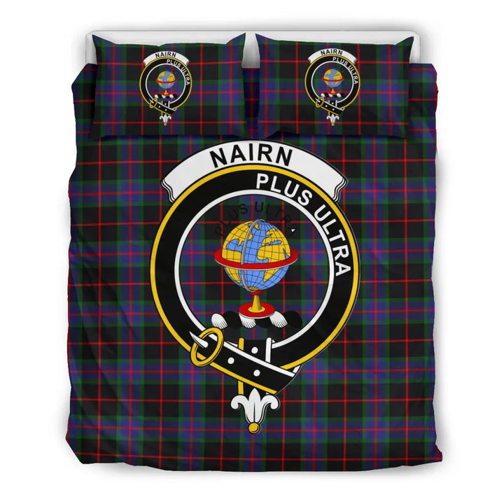 Scottish Nairn Clan Crest Tartan Bedding Set Tartan Plaid 2