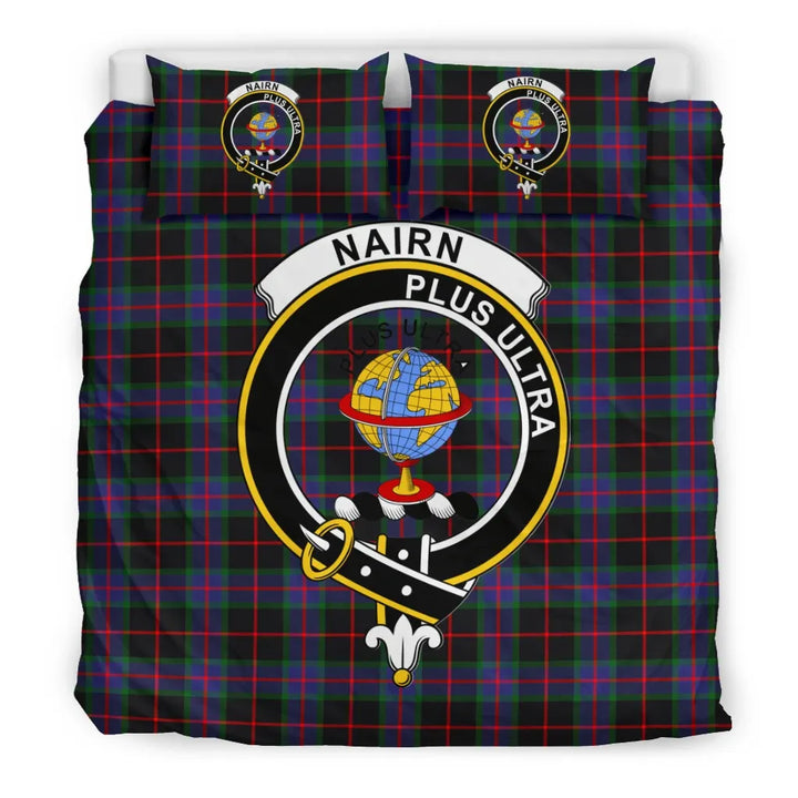 Scottish Nairn Clan Crest Tartan Bedding Set Tartan Plaid 3