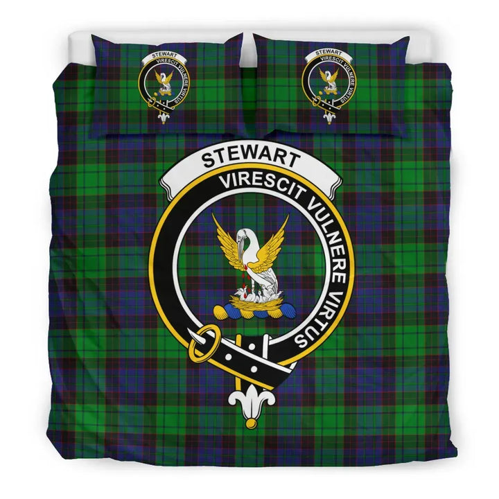 Scottish Stewart (High Stewards) Clan Crest Tartan Bedding Set Tartan Plaid 3