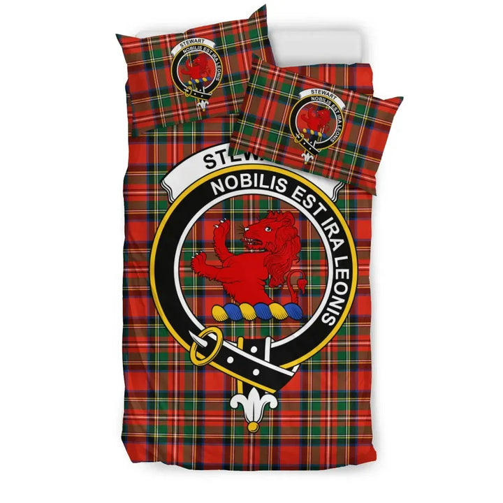 Scottish Stewart (Stuart) of Bute Clan Crest Tartan Bedding Set Tartan Plaid 1