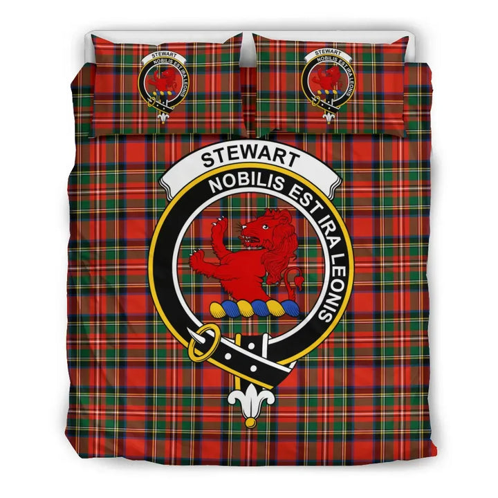 Scottish Stewart (Stuart) of Bute Clan Crest Tartan Bedding Set Tartan Plaid 2