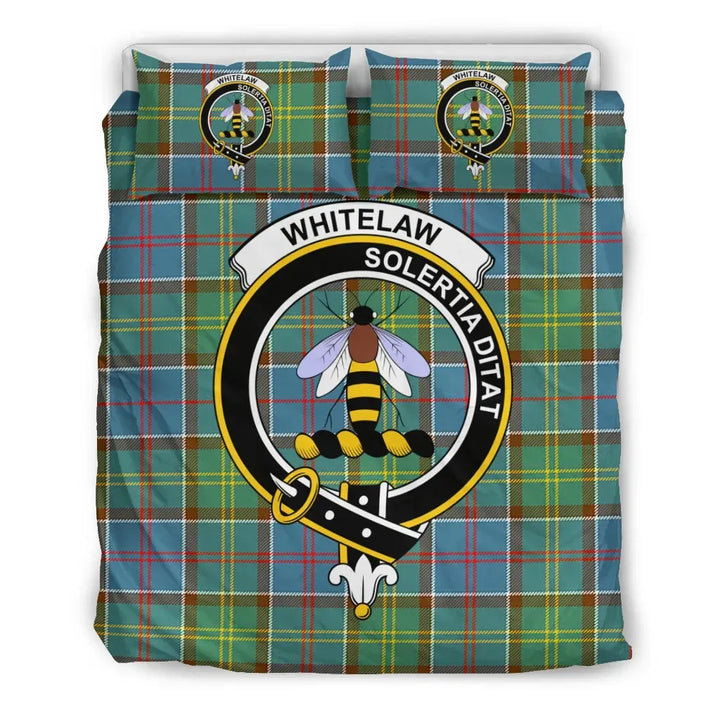 Scottish Whitelaw Clan Crest Tartan Bedding Set Tartan Plaid 2