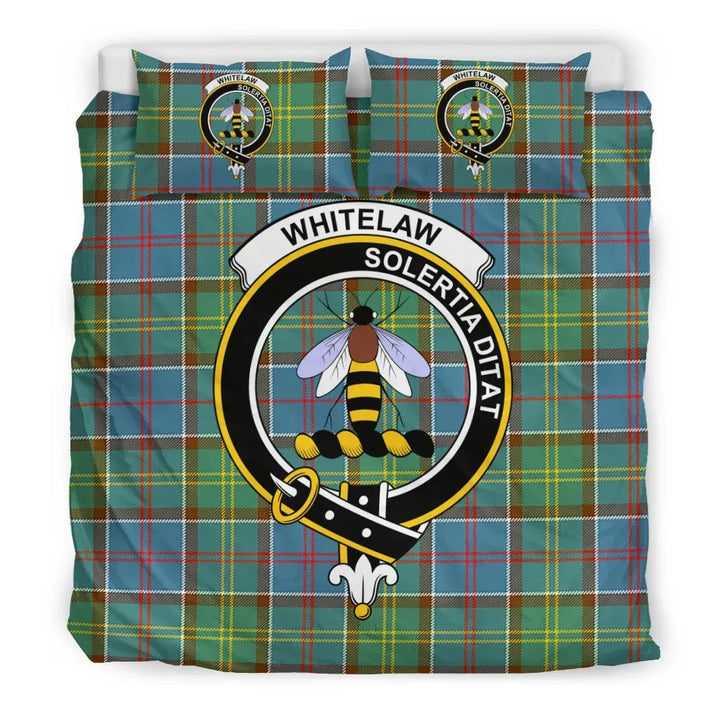 Scottish Whitelaw Clan Crest Tartan Bedding Set Tartan Plaid 3